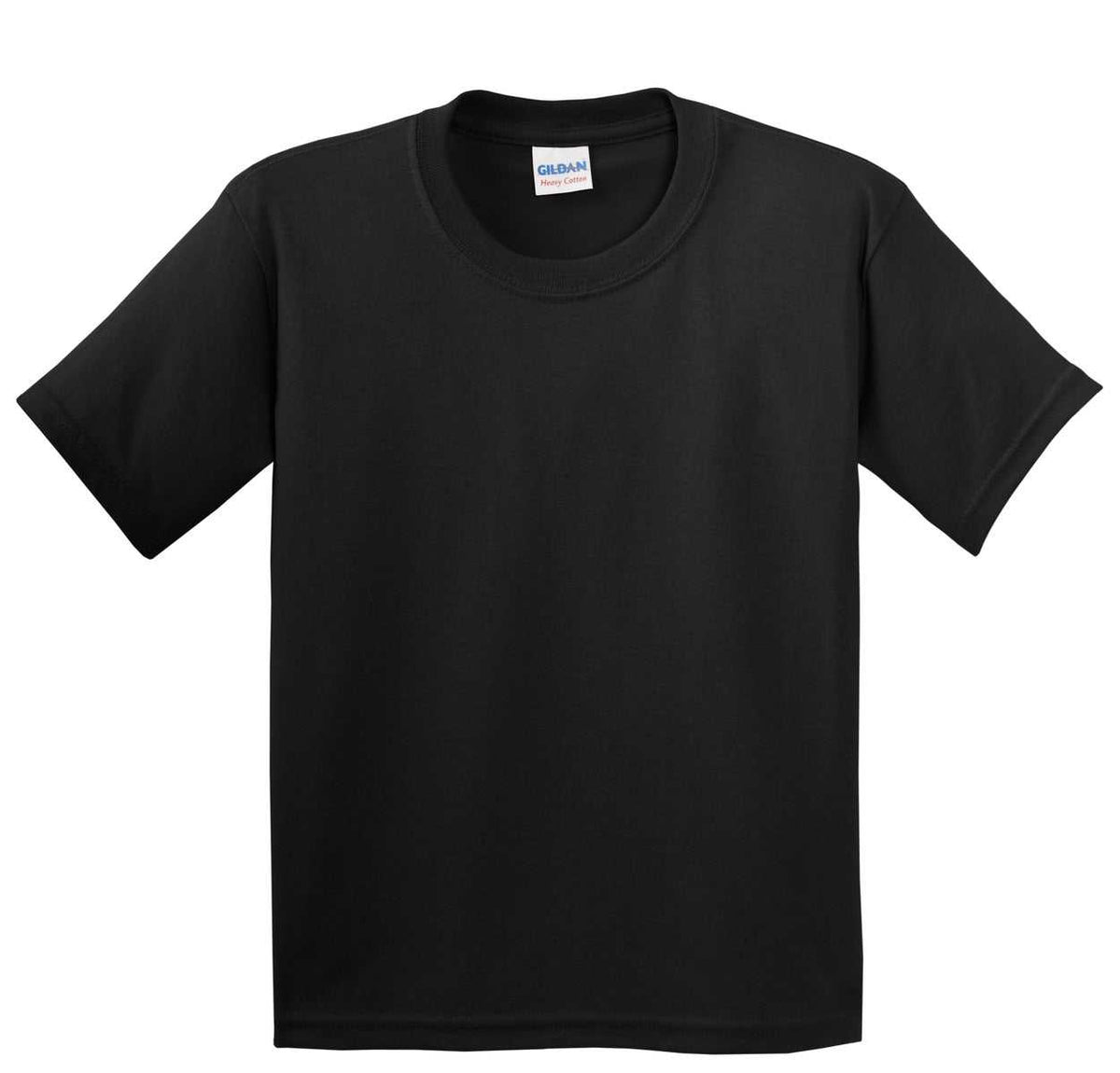 Gildan 5000B Youth Heavy Cotton 100% Cotton T-Shirt - Black - HIT a Double
