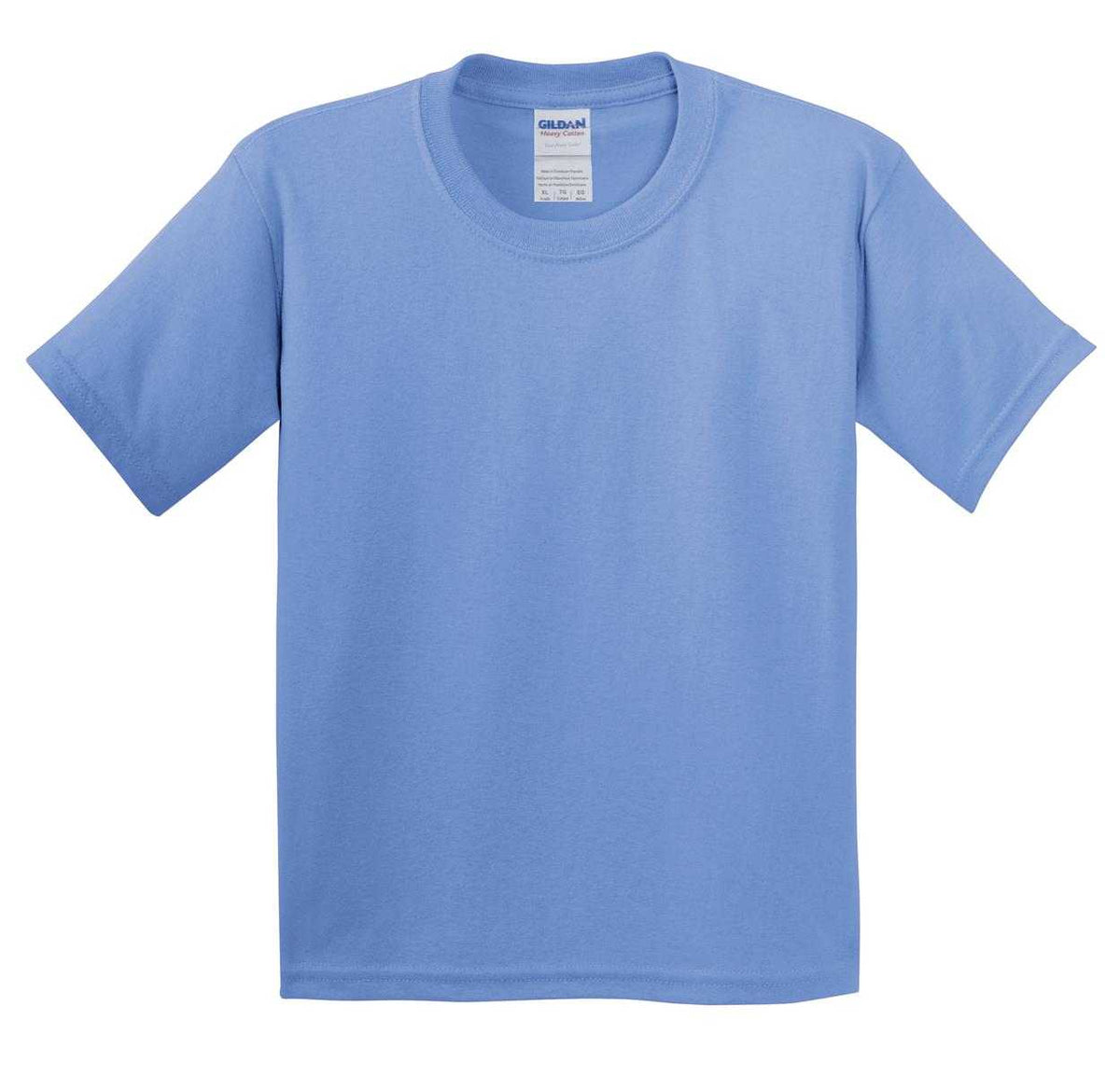 Gildan 5000B Youth Heavy Cotton 100% Cotton T-Shirt - Carolina Blue - HIT a Double