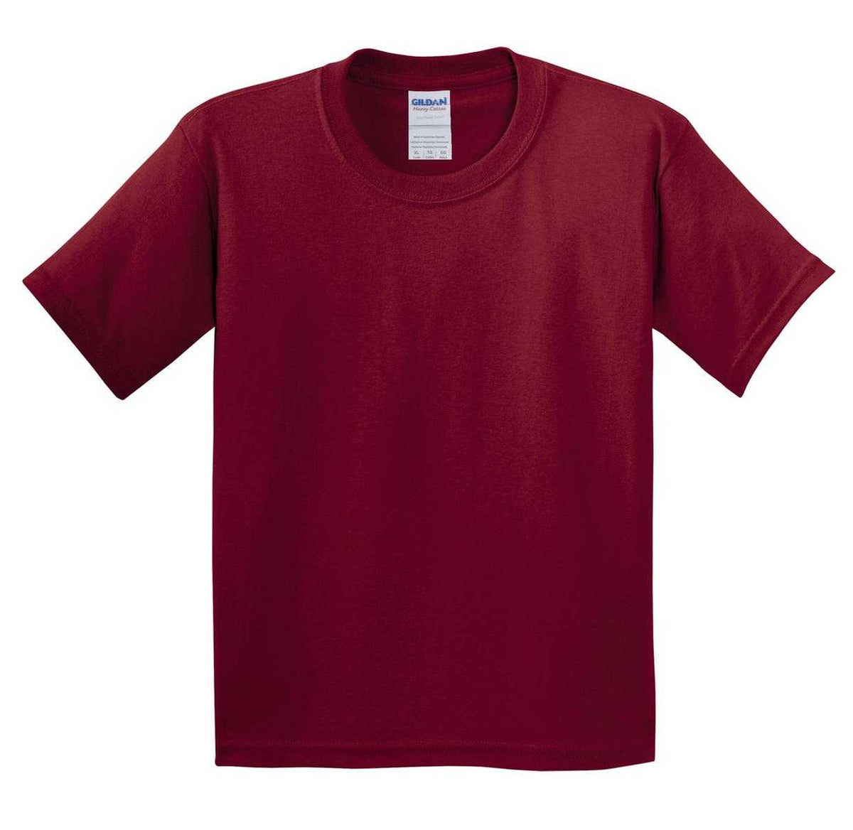 Gildan 5000B Youth Heavy Cotton 100% Cotton T-Shirt - Garnet - HIT a Double