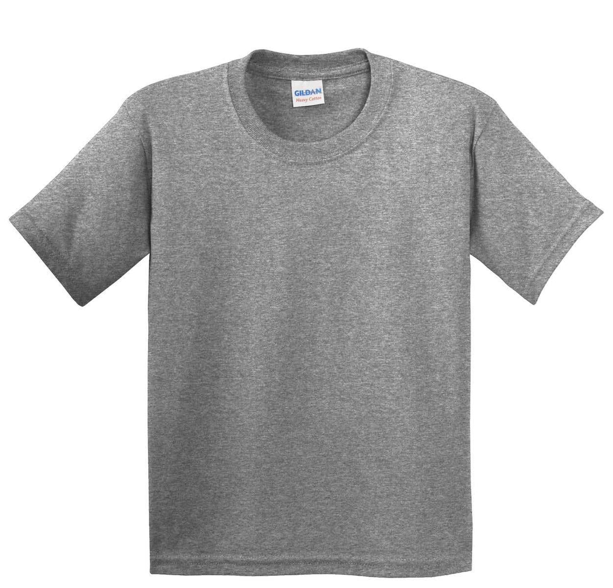 Gildan 5000B Youth Heavy Cotton 100% Cotton T-Shirt - Graphite Heather - HIT a Double