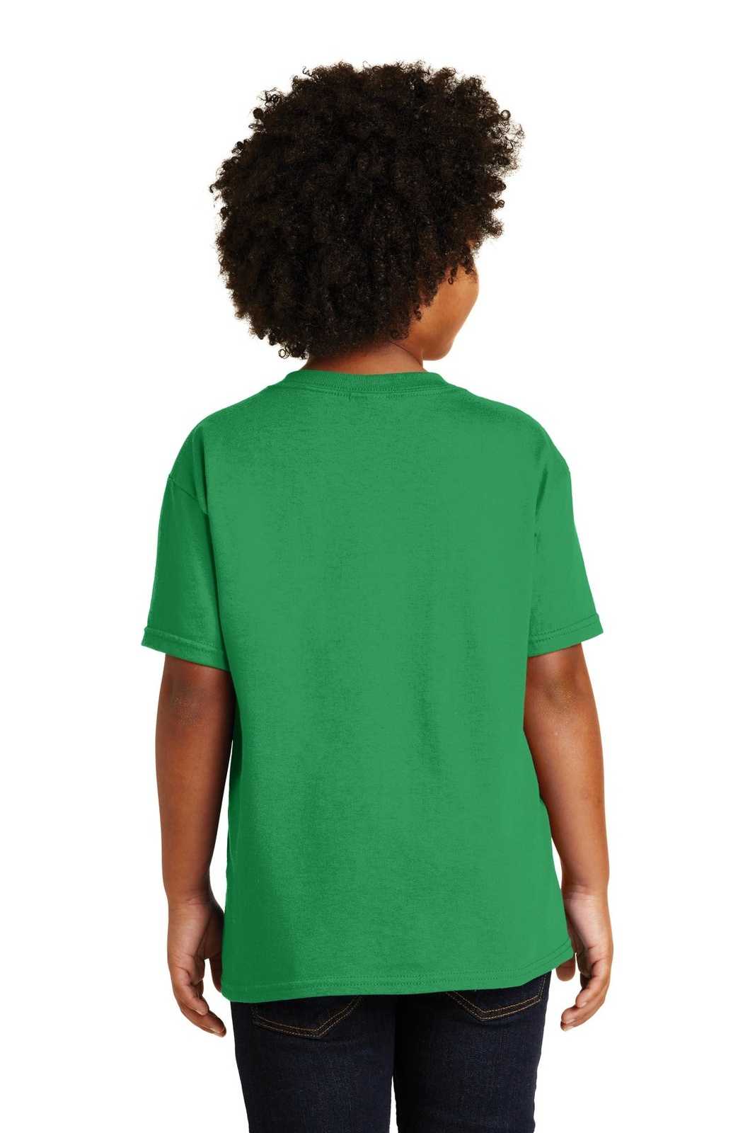 Gildan 5000B Youth Heavy Cotton 100% Cotton T-Shirt - Irish Green - HIT a Double