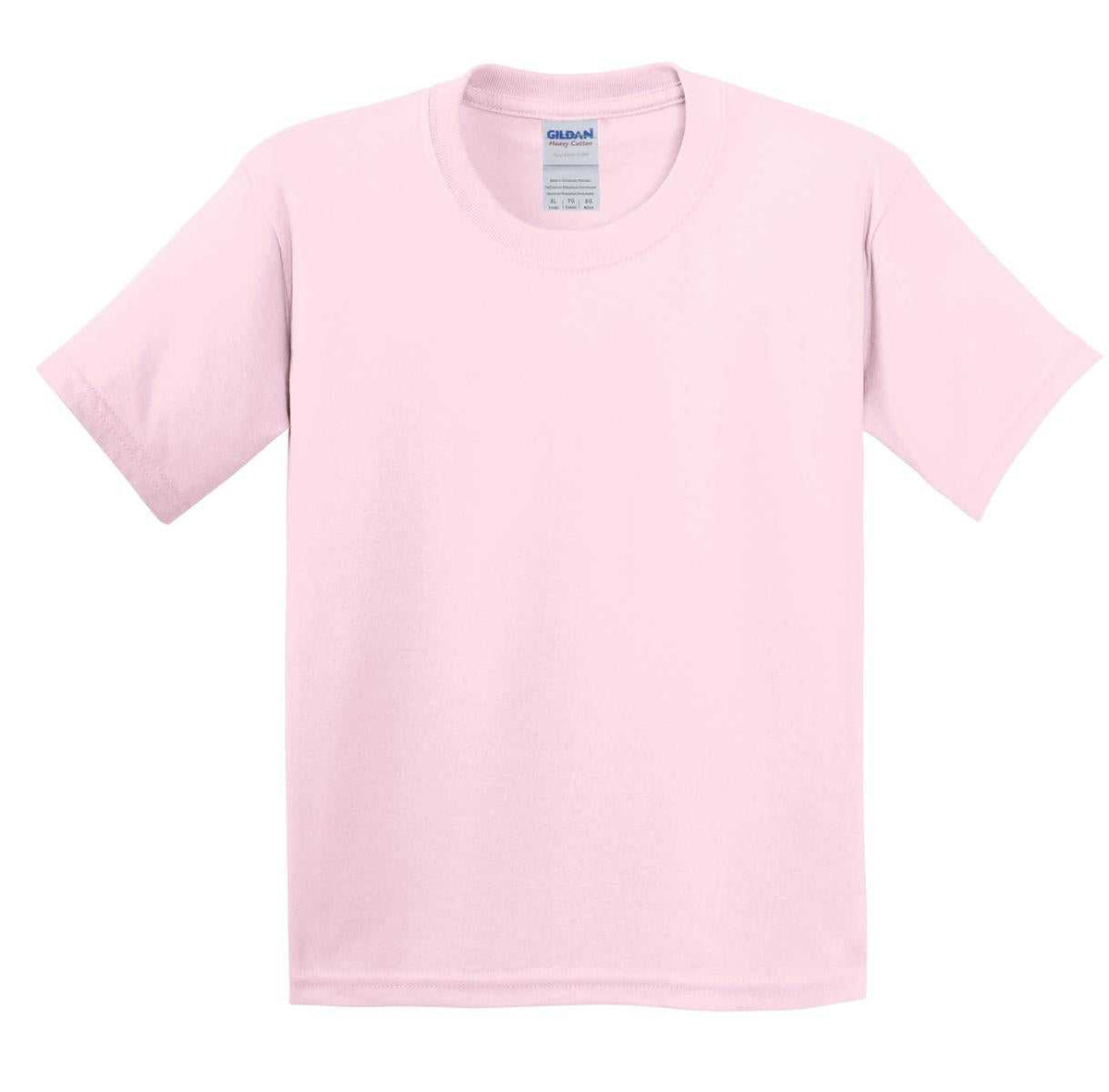 Gildan 5000B Youth Heavy Cotton 100% Cotton T-Shirt - Light Pink - HIT a Double