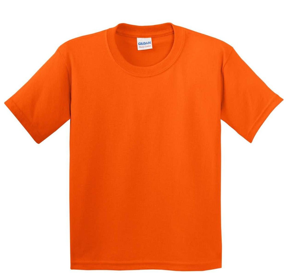 Gildan 5000B Youth Heavy Cotton 100% Cotton T-Shirt - Orange - HIT a Double