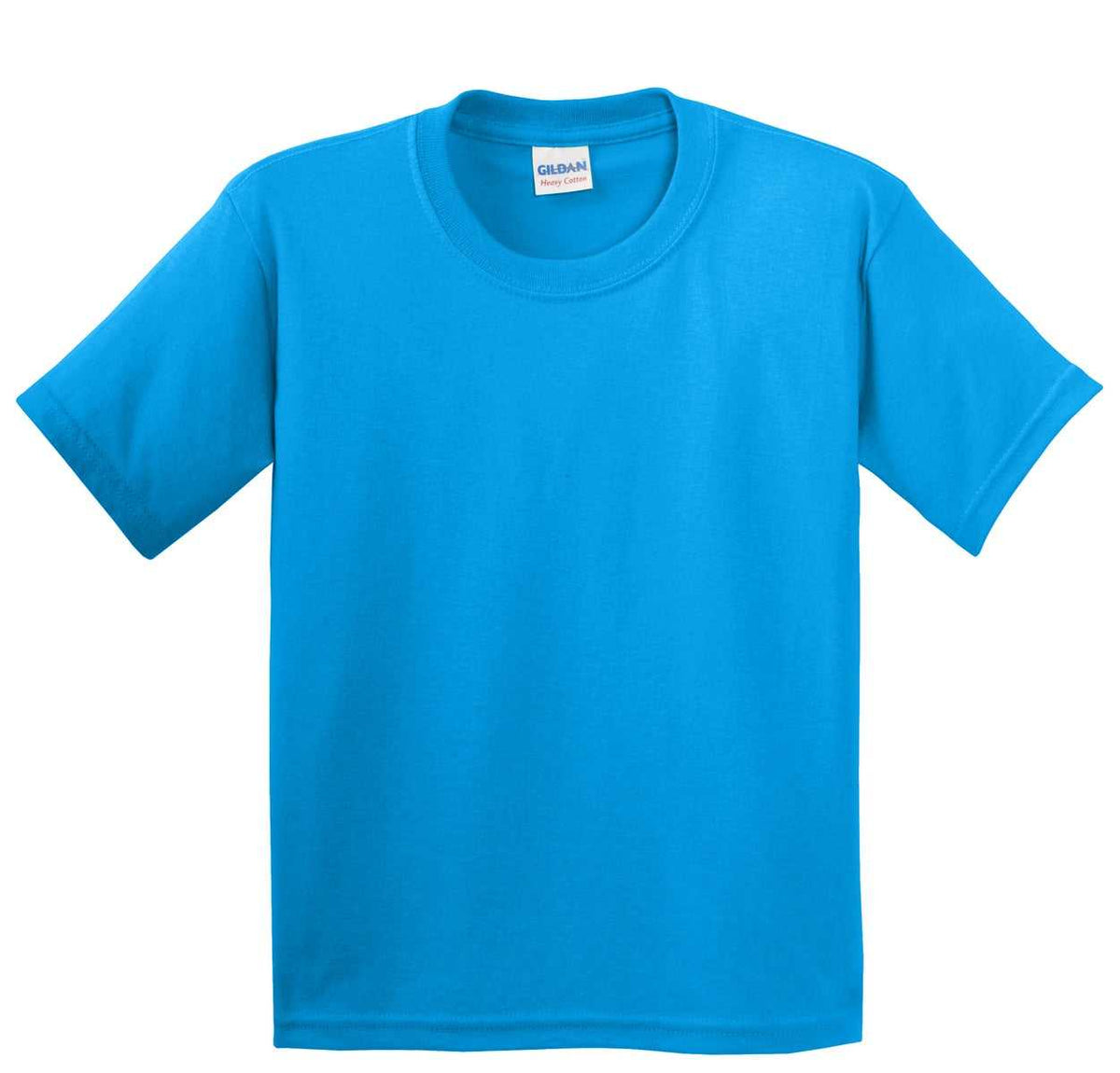 Gildan 5000B Youth Heavy Cotton 100% Cotton T-Shirt - Sapphire - HIT a Double