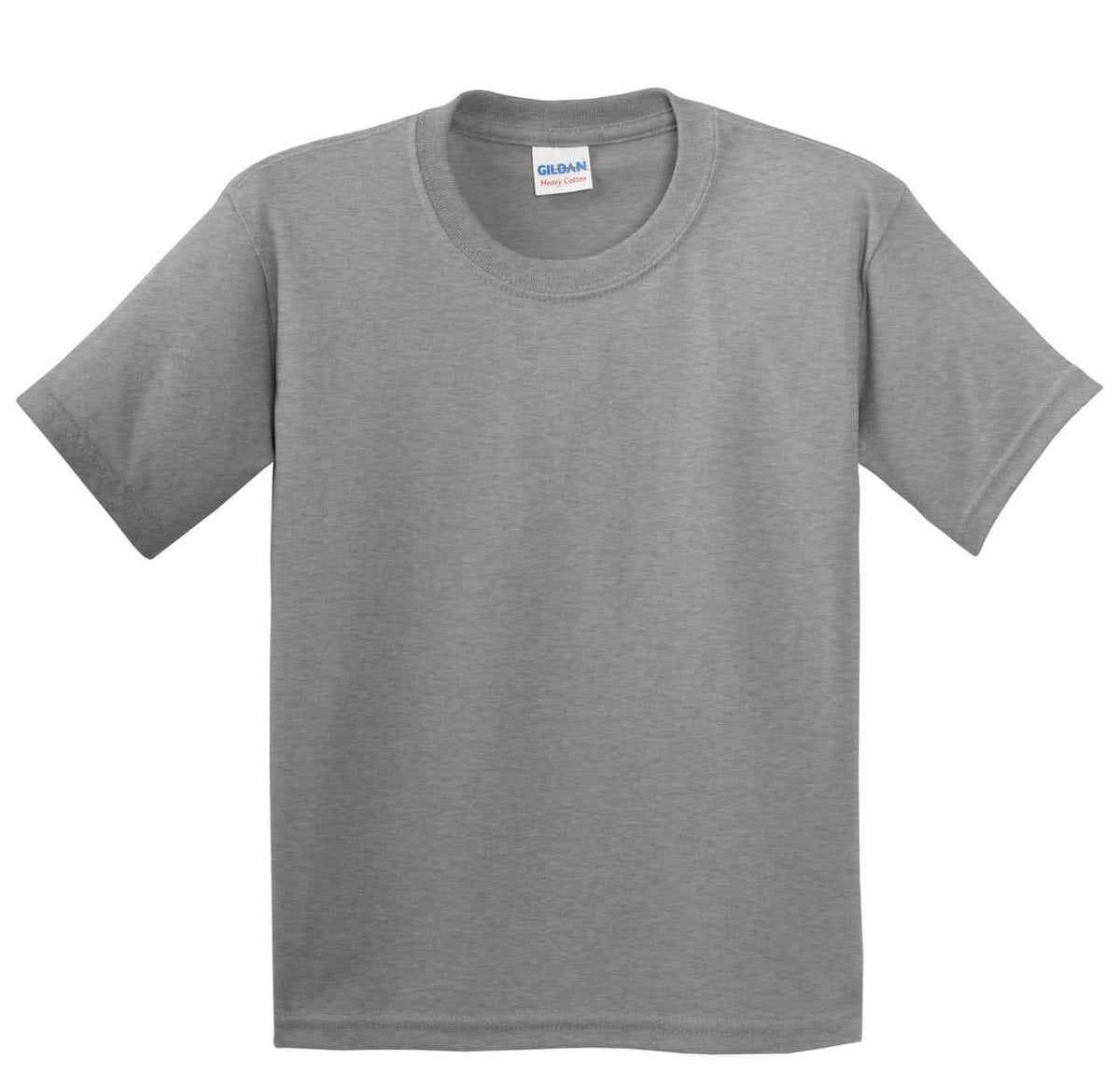 Gildan 5000B Youth Heavy Cotton 100% Cotton T-Shirt - Sport Gray - HIT a Double