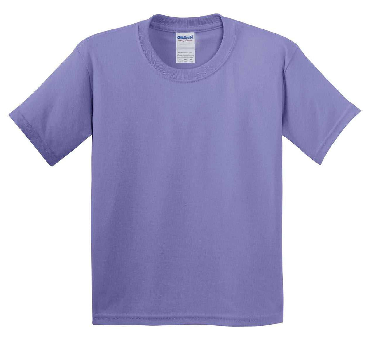 Gildan 5000B Youth Heavy Cotton 100% Cotton T-Shirt - Violet - HIT a Double