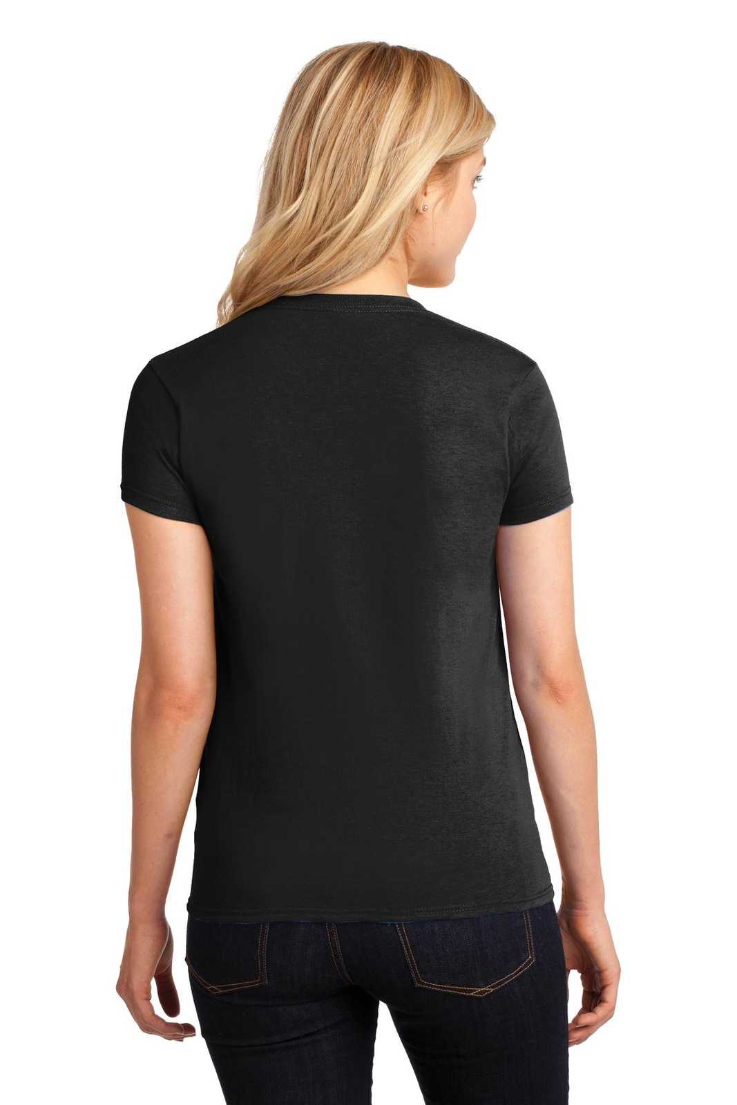 Gildan 5000L Ladies Heavy Cotton 100% Cotton T-Shirt - Black - HIT a Double