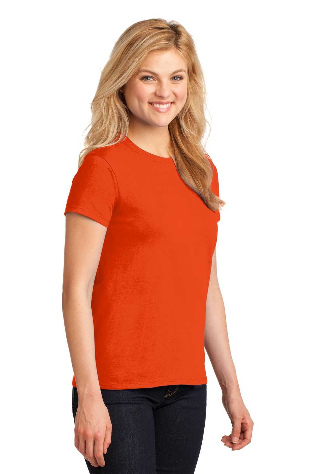 Gildan 5000L Ladies Heavy Cotton 100% Cotton T-Shirt - Orange - HIT a Double