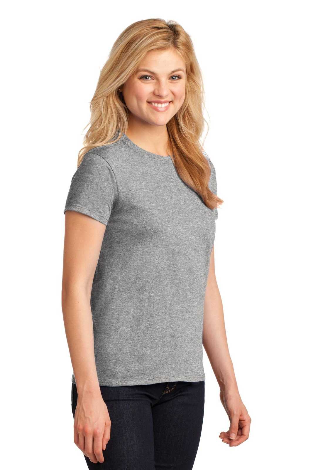 Gildan 5000L Ladies Heavy Cotton 100% Cotton T-Shirt - Sport Gray - HIT a Double