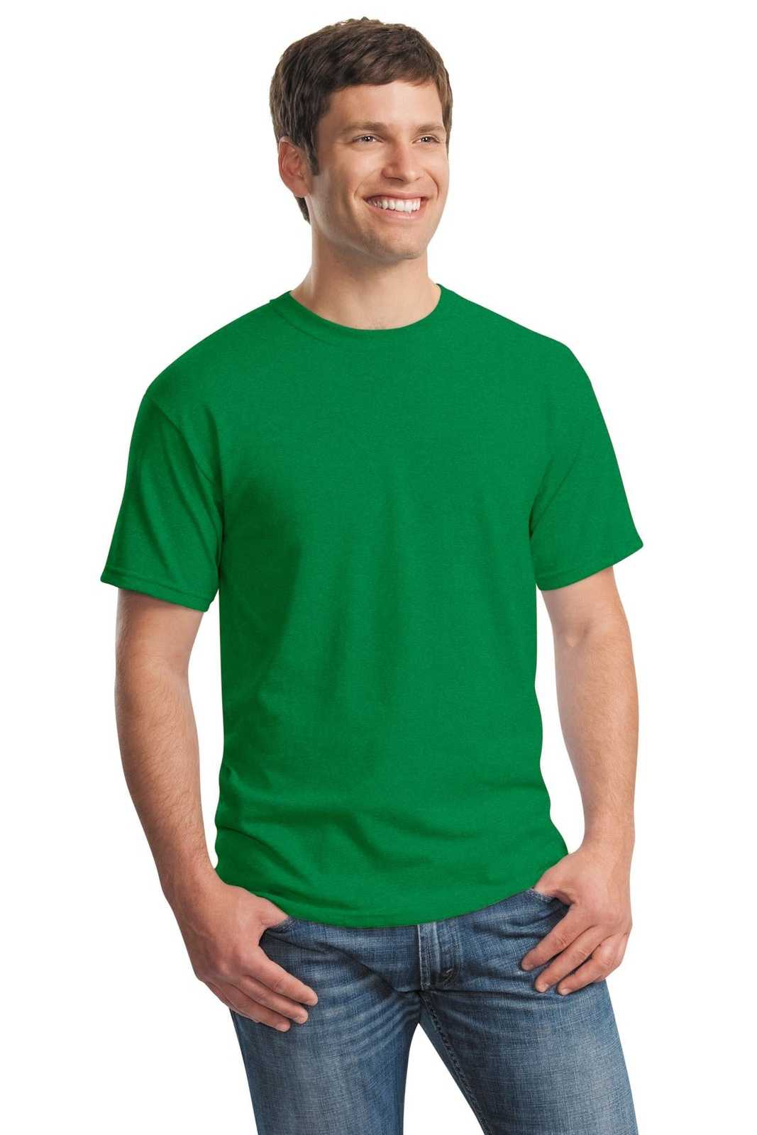 Gildan 5000 Heavy Cotton 100% Cotton T-Shirt - Antique Irish Green - HIT a Double