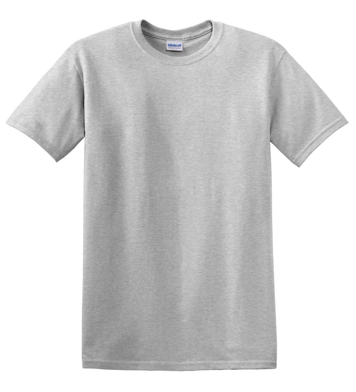 Gildan 5000 Heavy Cotton 100% Cotton T-Shirt - Ash - HIT a Double