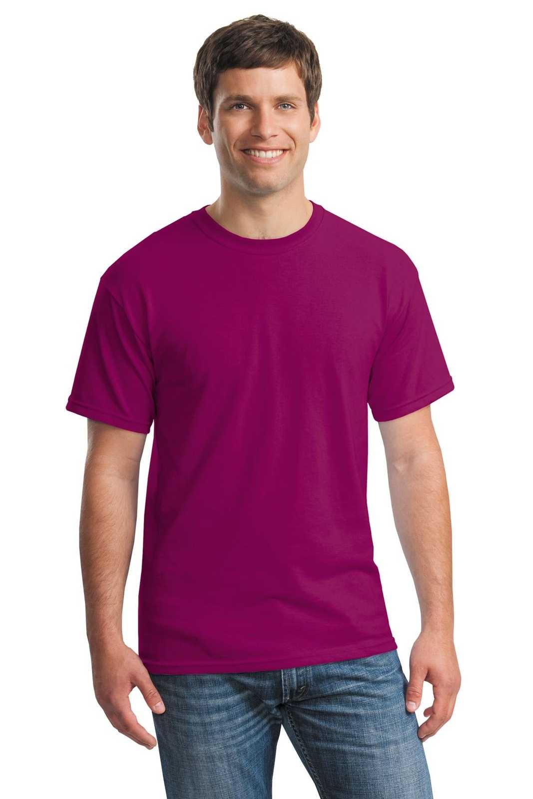 Gildan 5000 Heavy Cotton 100% Cotton T-Shirt - Berry - HIT a Double