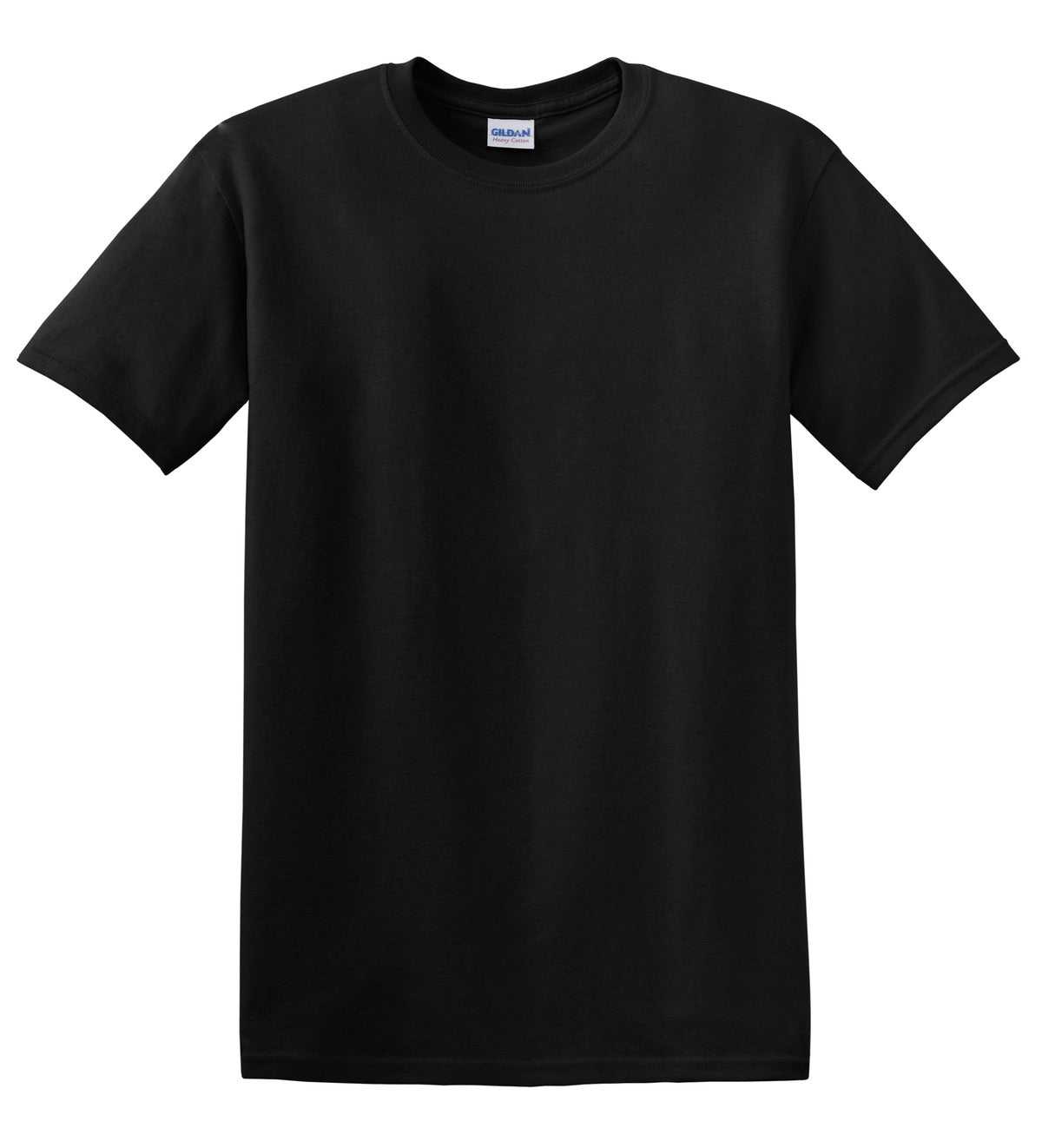 Gildan 5000 Heavy Cotton 100% Cotton T-Shirt - Black - HIT a Double