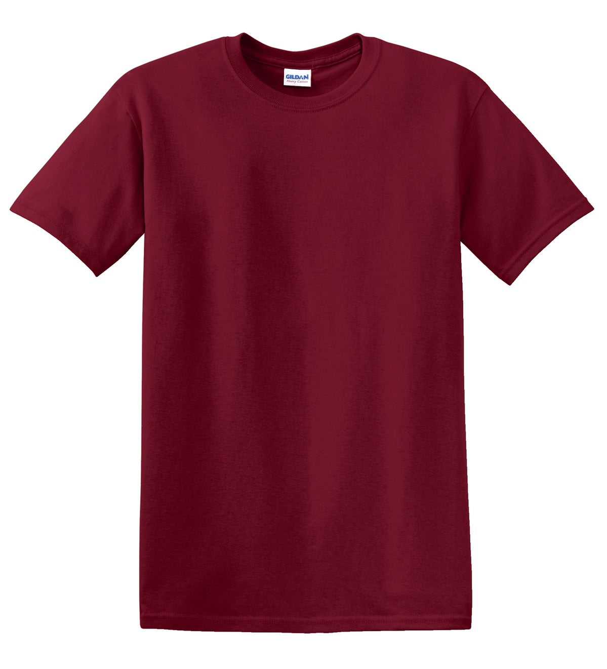 Gildan 5000 Heavy Cotton 100% Cotton T-Shirt - Cardinal - HIT a Double