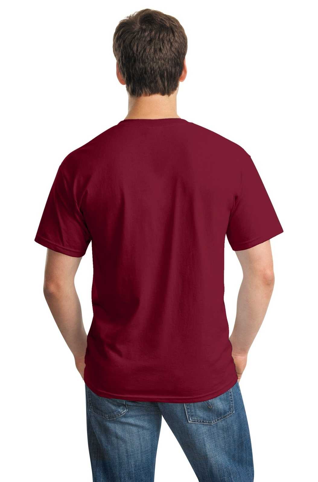Gildan 5000 Heavy Cotton 100% Cotton T-Shirt - Cardinal - HIT a Double