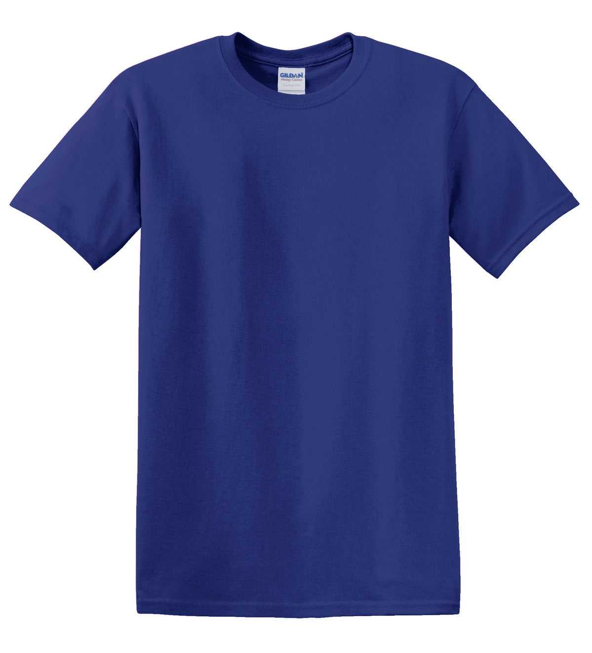 Gildan 5000 Heavy Cotton 100% Cotton T-Shirt - Cobalt - HIT a Double