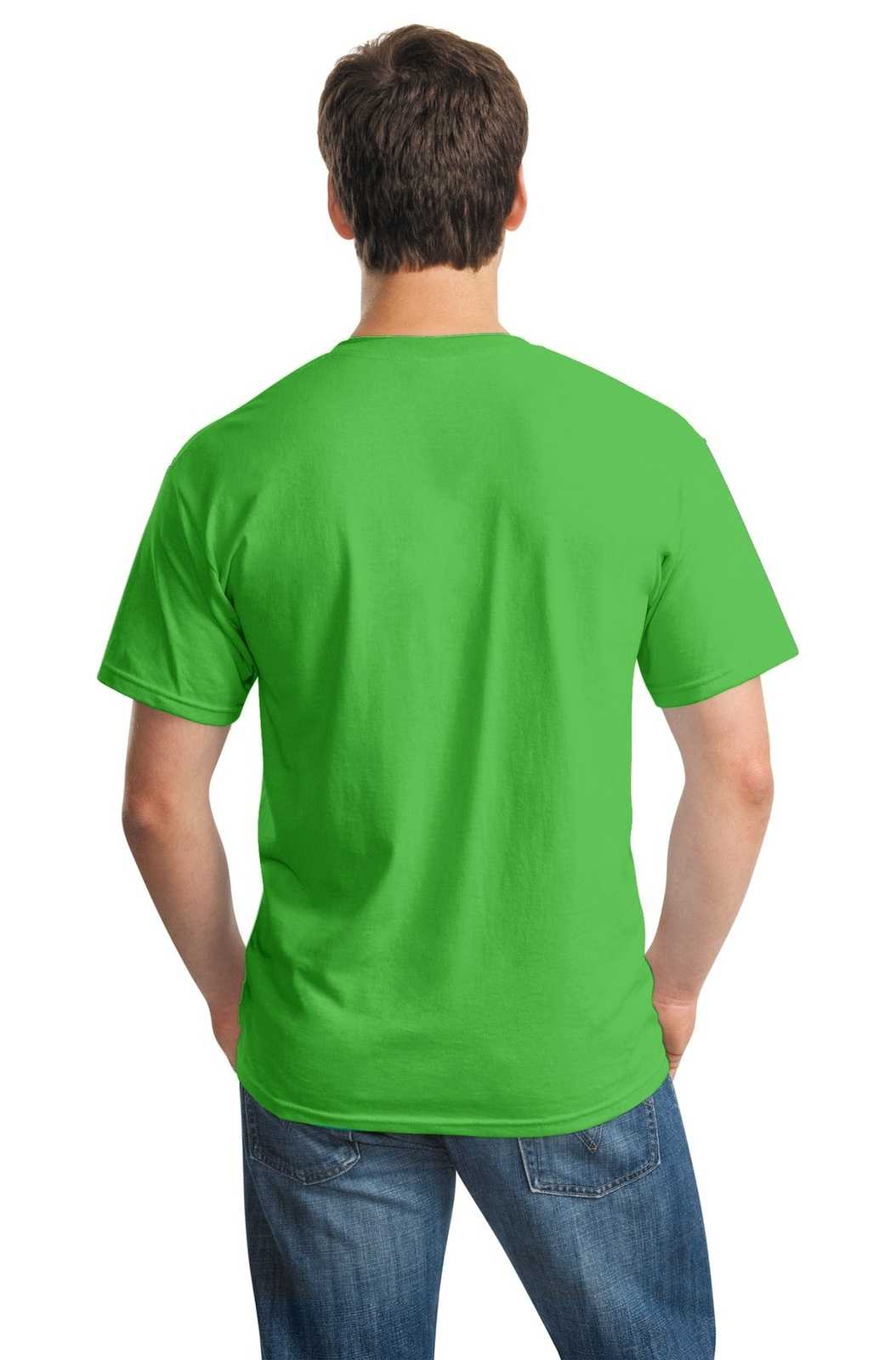 Gildan 5000 Heavy Cotton 100% Cotton T-Shirt - Electric Green - HIT a Double