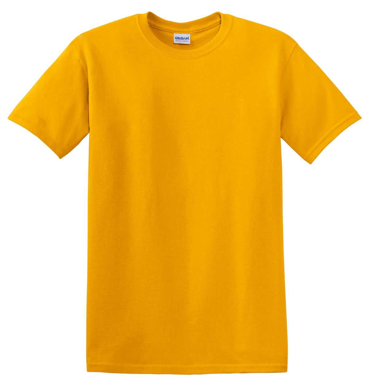 Gildan 5000 Heavy Cotton 100% Cotton T-Shirt - Gold - HIT a Double