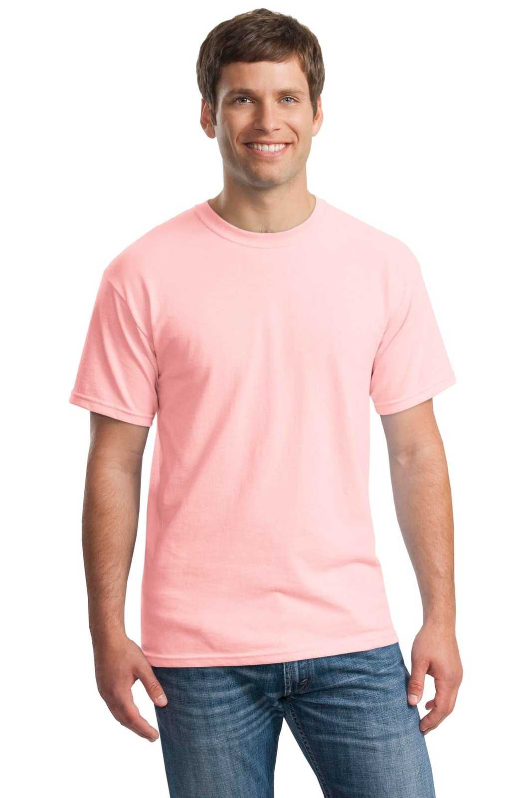 Gildan 5000 Heavy Cotton 100% Cotton T-Shirt - Light Pink - HIT a Double