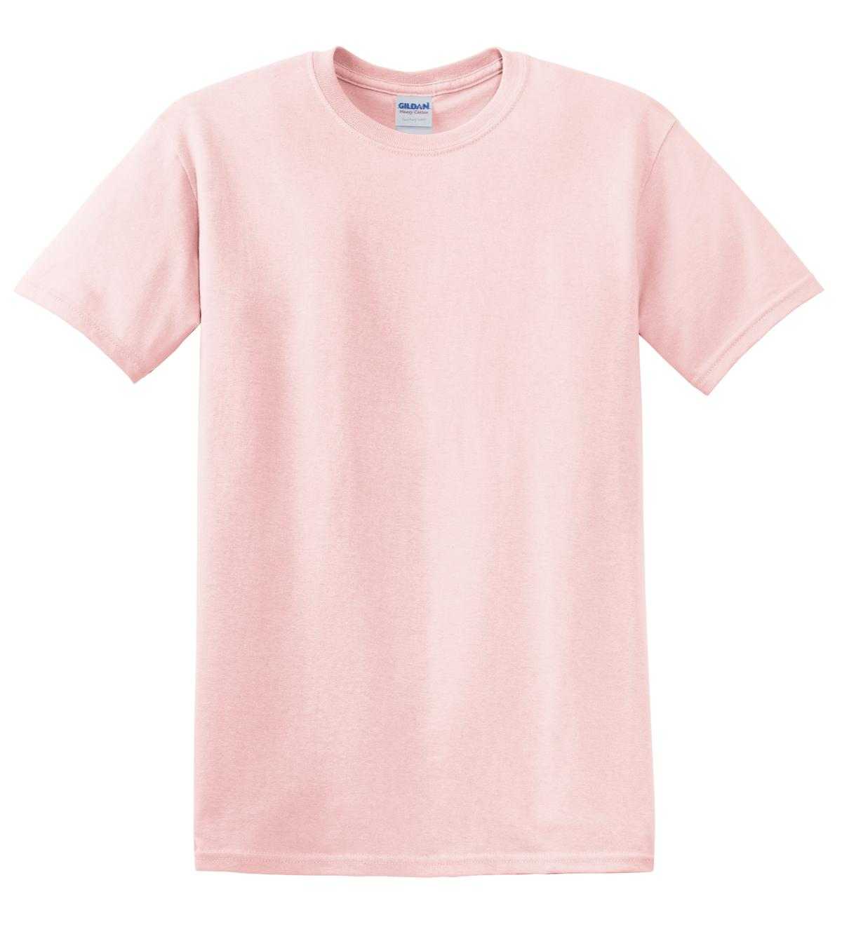 GI5000, Heavy Cotton Adult T-shirt (Light Pink) ○ Gildan