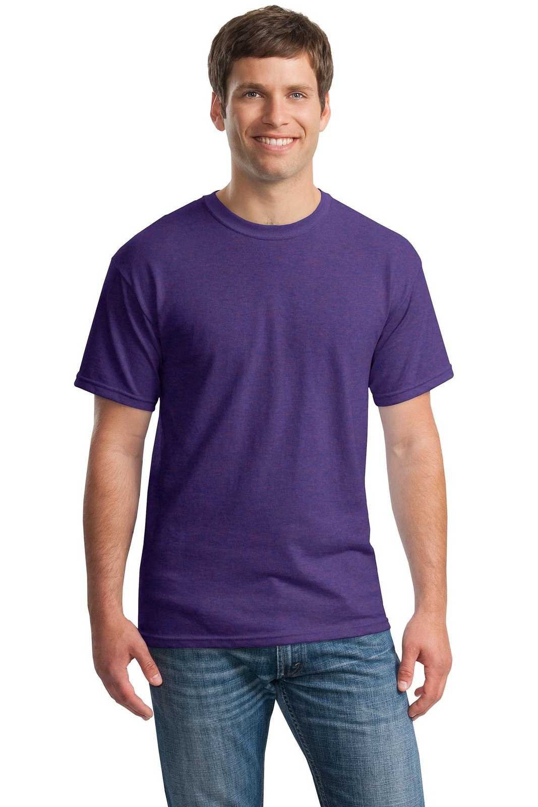 Gildan 5000 Heavy Cotton 100% Cotton T-Shirt - Lilac - HIT a Double