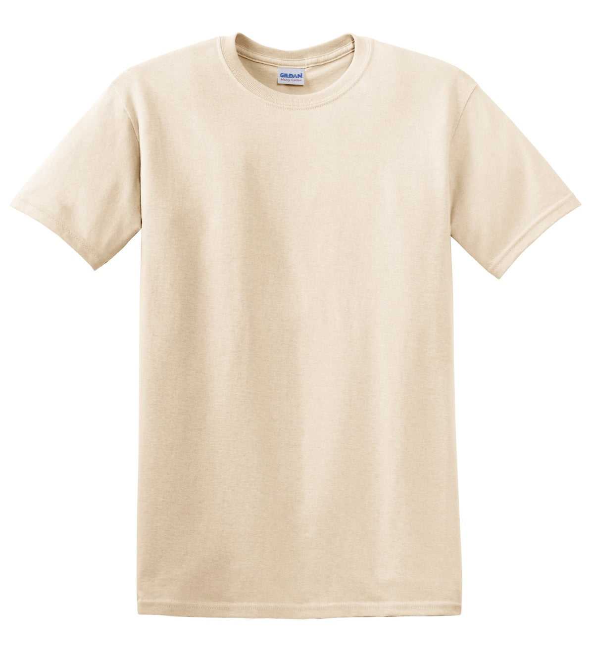 Gildan 5000 Heavy Cotton 100% Cotton T-Shirt - Natural