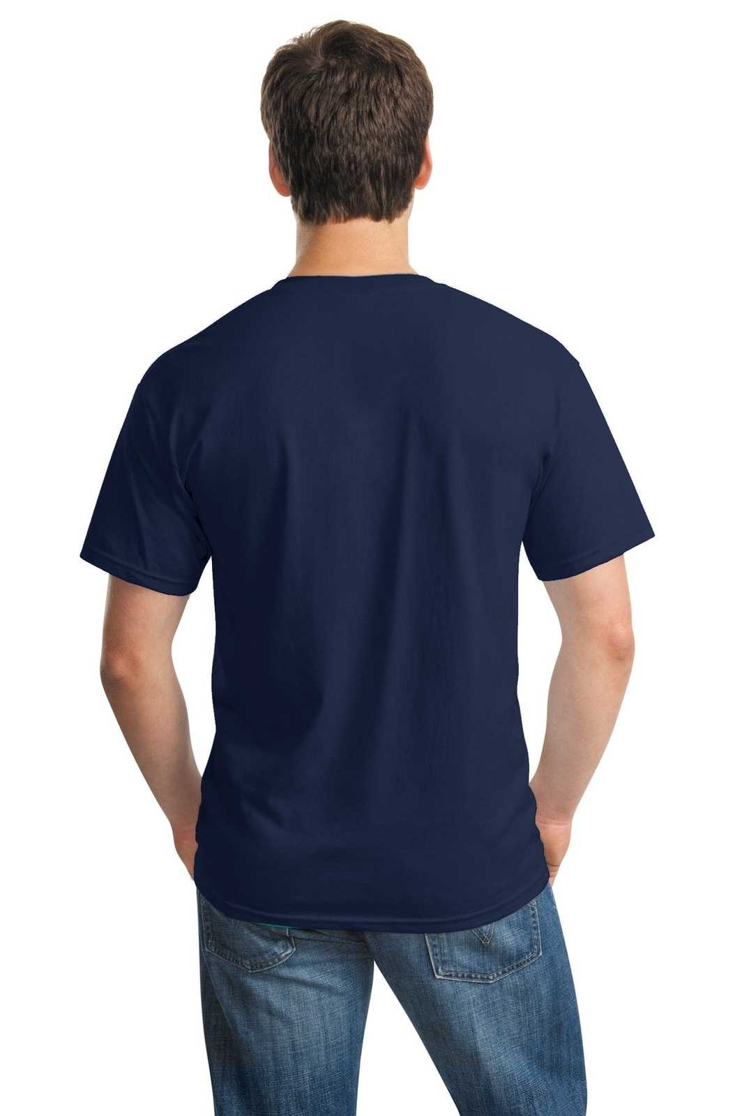 Gildan 5000 Heavy Cotton 100% Cotton T-Shirt - Navy - HIT a Double