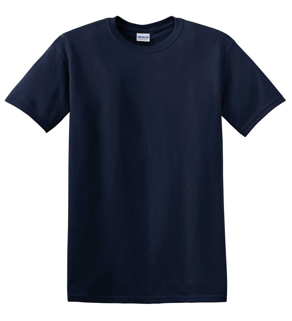 Gildan 5000 Heavy Cotton 100% Cotton T-Shirt - Navy - HIT a Double