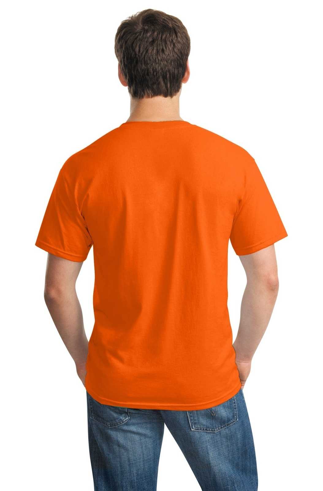 Gildan 5000 Heavy Cotton 100% Cotton T-Shirt - Orange - HIT a Double