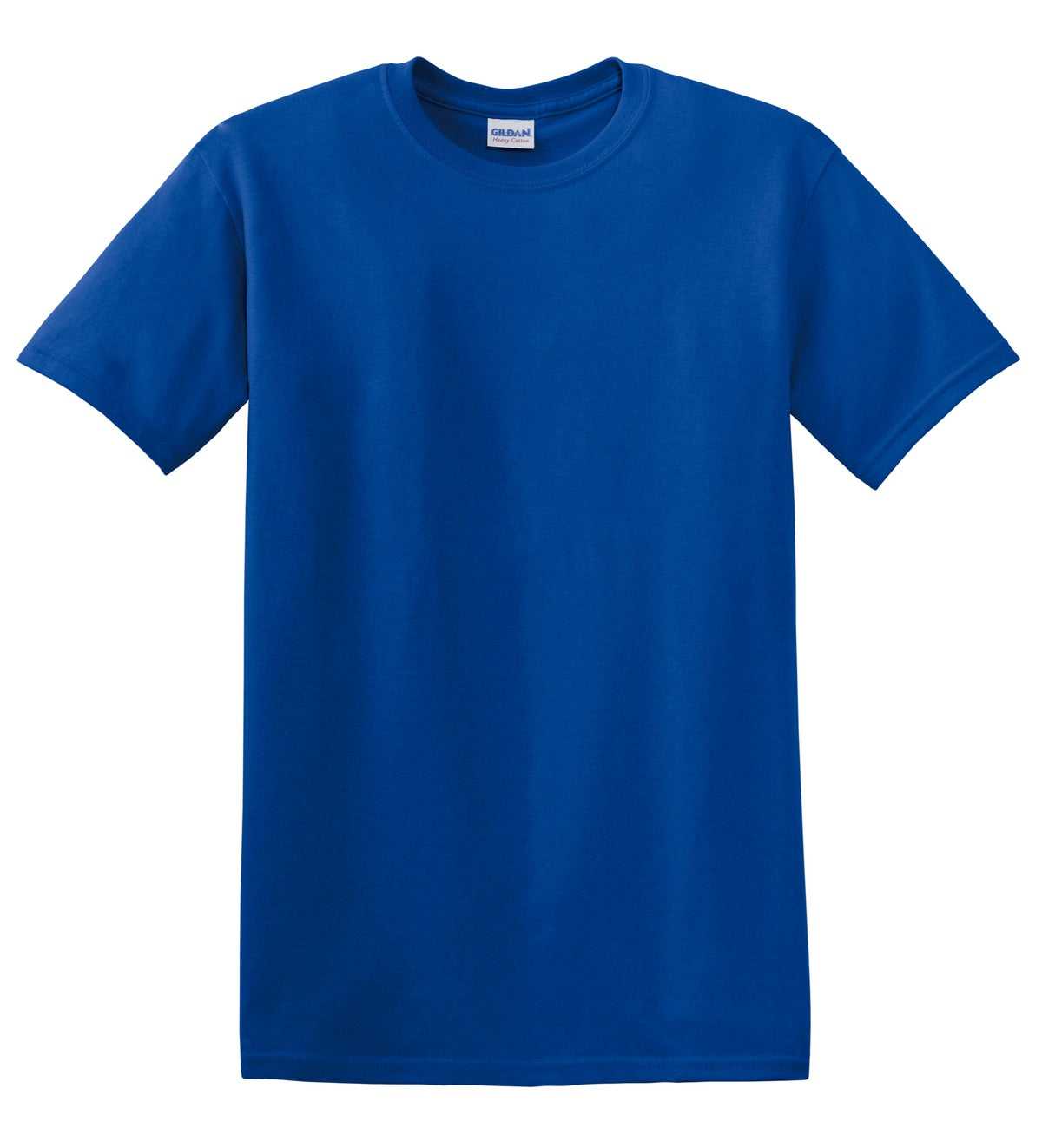 Gildan 5000 Heavy Cotton 100% Cotton T-Shirt - Royal - HIT a Double