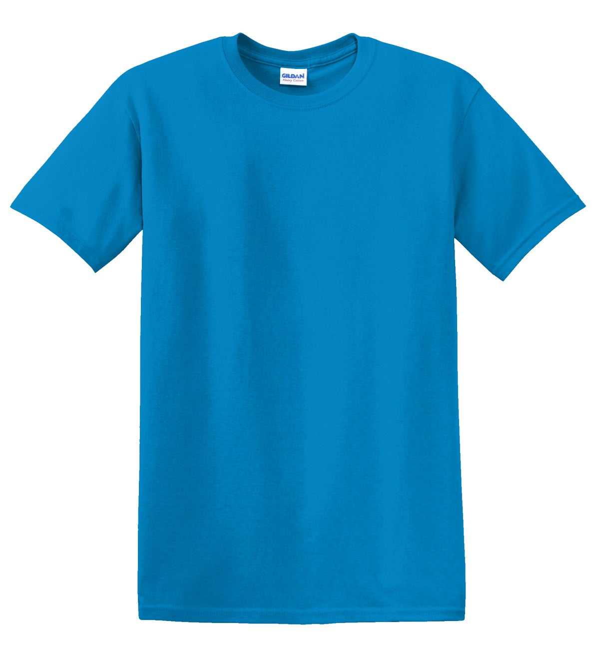 Gildan 5000 Heavy Cotton 100% Cotton T-Shirt - Sapphire - HIT a Double