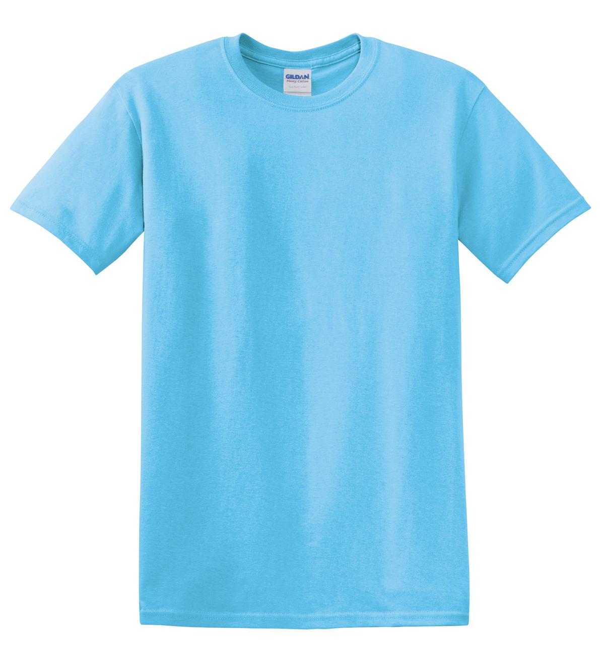 Gildan 5000 Heavy Cotton 100% Cotton T-Shirt - Sky - HIT a Double