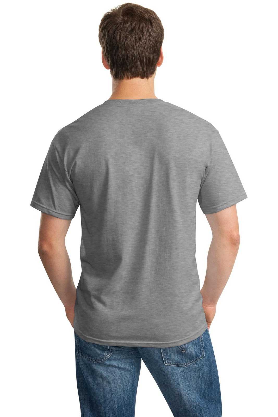 Gildan 5000 Heavy Cotton 100% Cotton T-Shirt - Sport Gray - HIT a Double