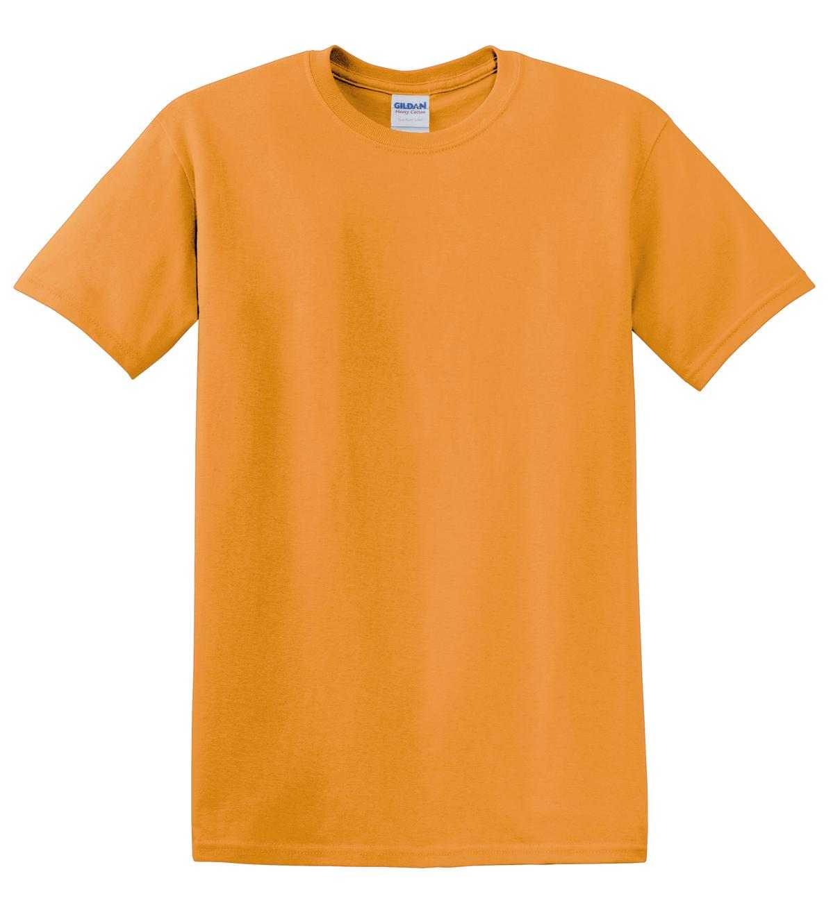 Gildan 5000 Heavy Cotton 100% Cotton T-Shirt - Tennessee Orange - HIT a Double