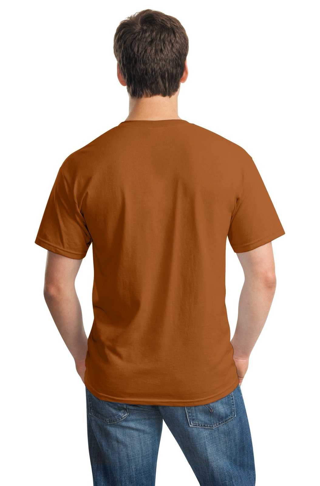 Gildan 5000 Heavy Cotton 100% Cotton T-Shirt - Texas Orange - HIT a Double