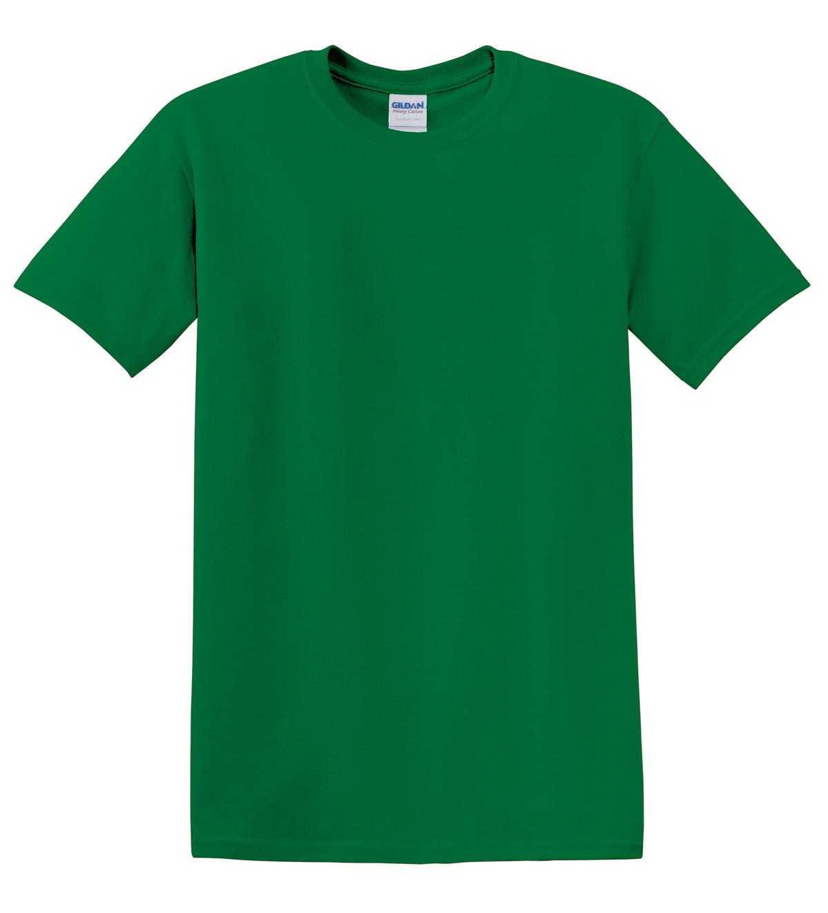 Gildan 5000 Heavy Cotton 100% Cotton T-Shirt - Turf Green - HIT a Double