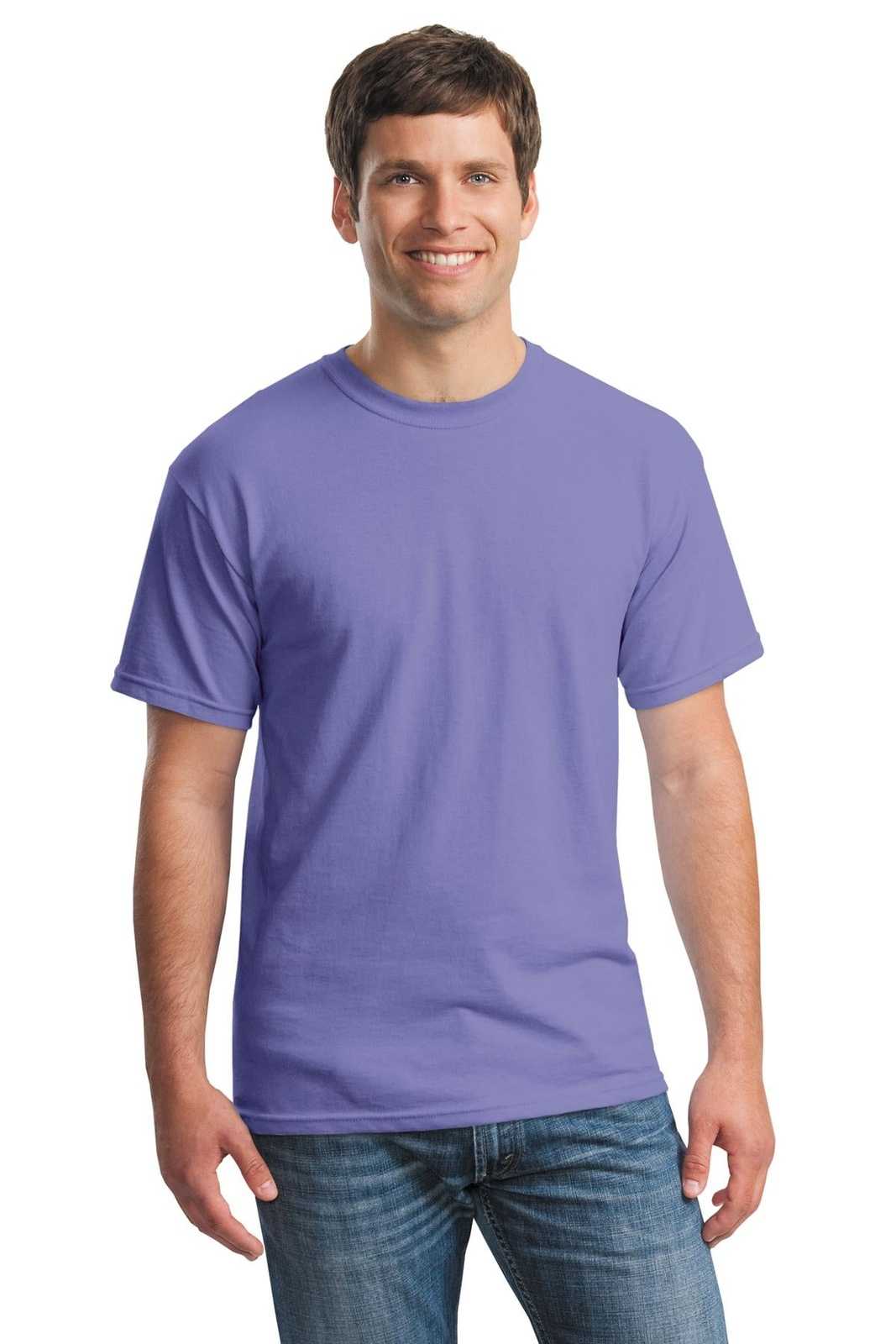 Gildan 5000 Heavy Cotton 100% Cotton T-Shirt - Violet - HIT a Double