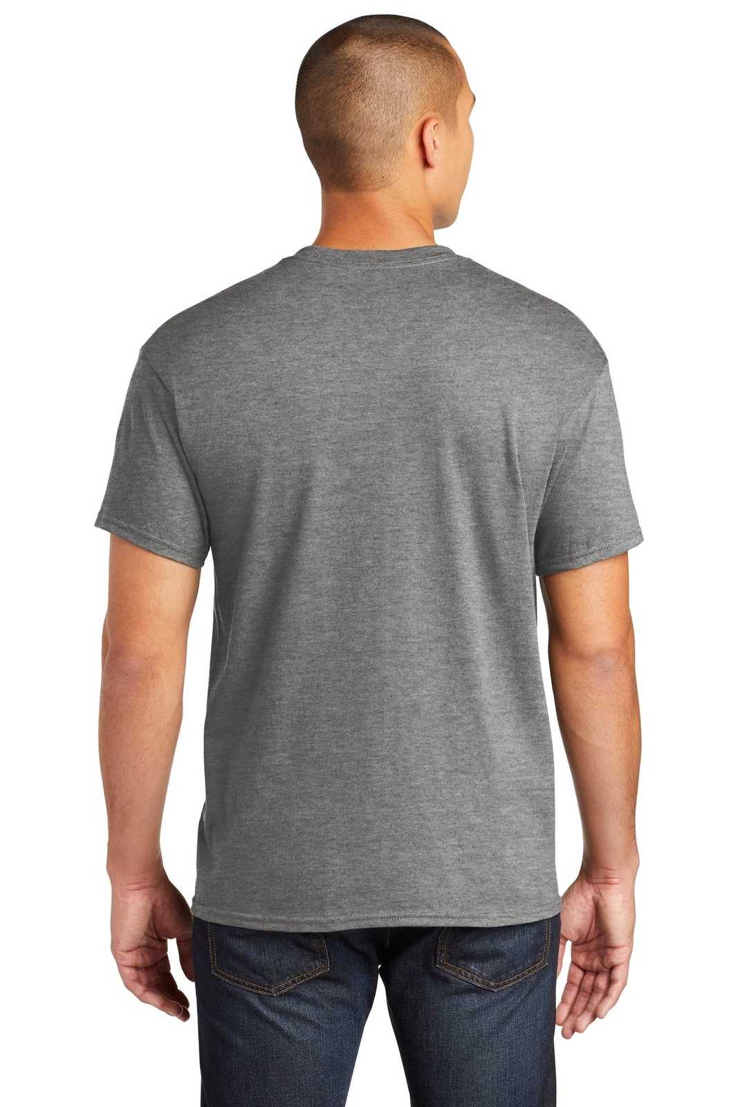 Gildan 5300 Heavy Cotton 100% Cotton Pocket T-Shirt - Graphite Heather - HIT a Double
