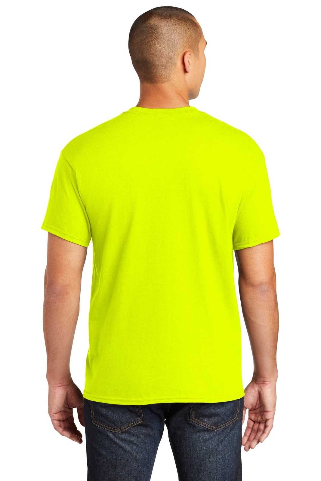 Gildan 5300 Heavy Cotton 100% Cotton Pocket T-Shirt - Safety Green - HIT a Double