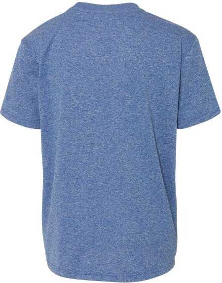 Gildan 64000B Softstyle Youth T-Shirt - Heather Royal&quot; - &quot;HIT a Double