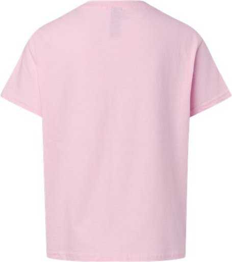 Gildan 64000B Softstyle Youth T-Shirt - Light Pink&quot; - &quot;HIT a Double