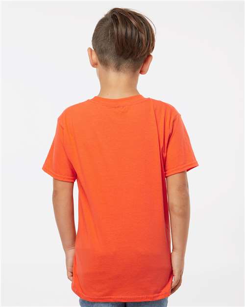 Gildan 64000B Softstyle Youth T-Shirt - Orange&quot; - &quot;HIT a Double