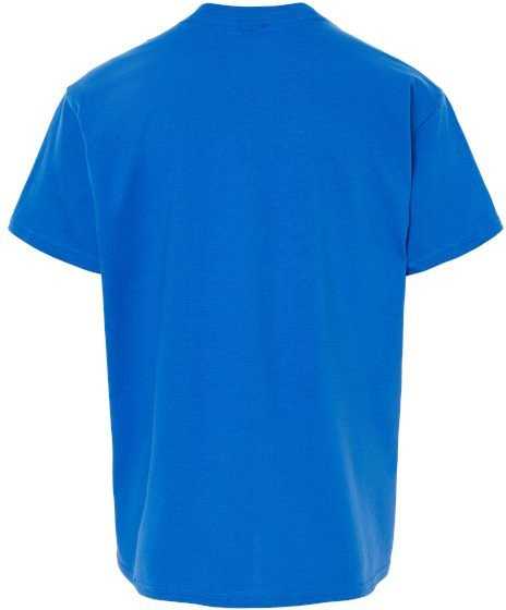 Gildan 64000B Softstyle Youth T-Shirt - Royal&quot; - &quot;HIT a Double