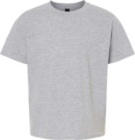 Gildan 64000B Softstyle Youth T-Shirt - Sport Gray&quot; - &quot;HIT a Double