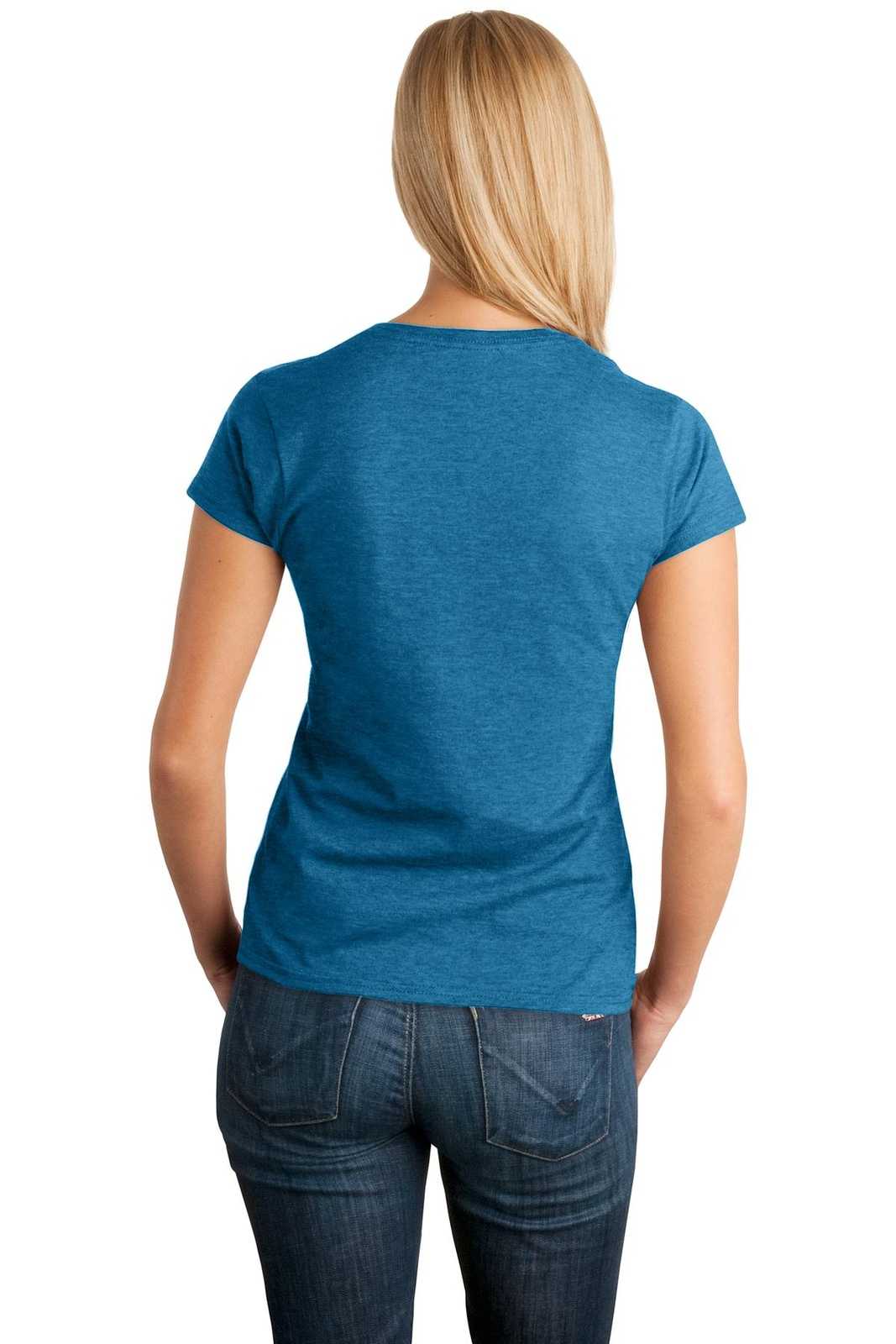 Gildan 64000L Softstyle Ladies T-Shirt - Antique Sapphire - HIT a Double