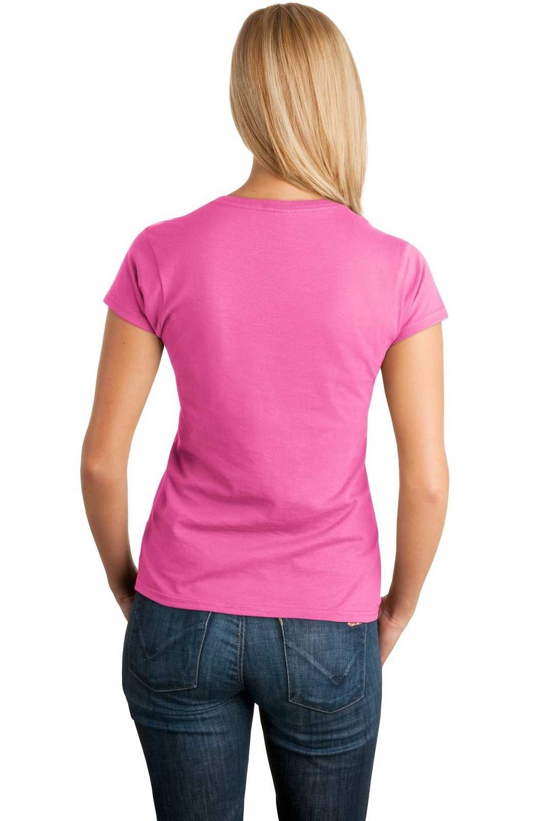 Gildan 64000L Softstyle Ladies T-Shirt - Azalea - HIT a Double