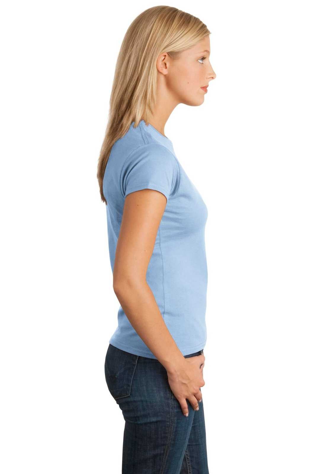 Gildan 64000L Softstyle Ladies T-Shirt - Light Blue - HIT a Double