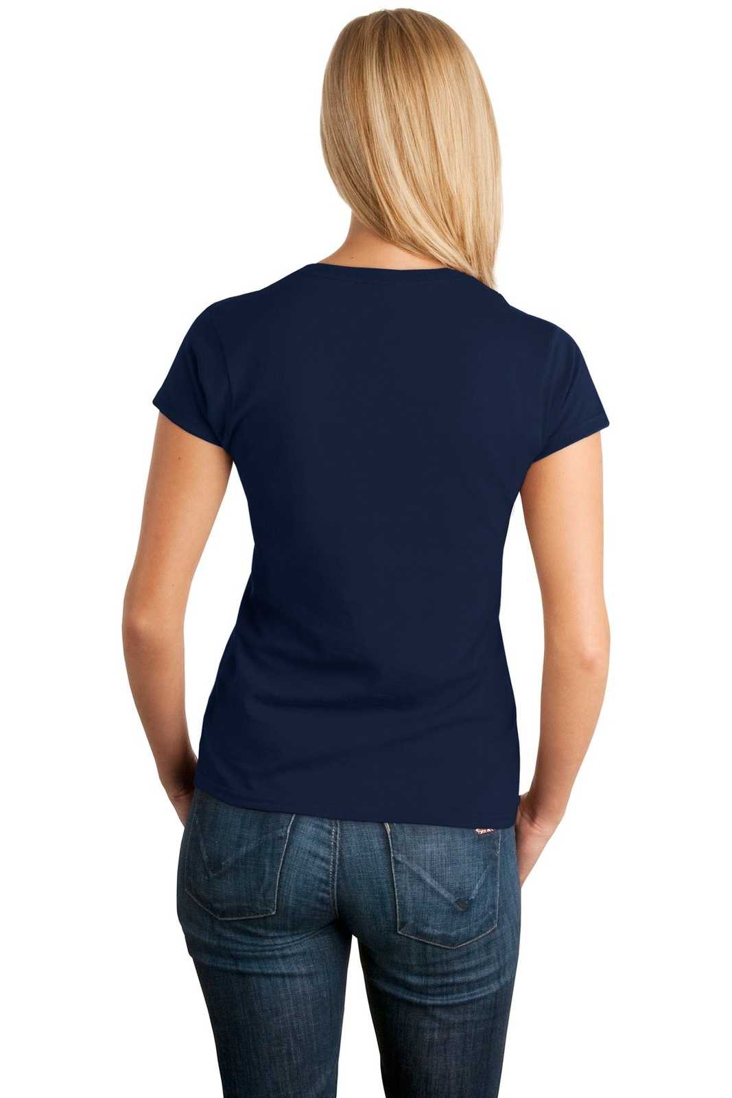 Gildan 64000L Softstyle Ladies T-Shirt - Navy - HIT a Double