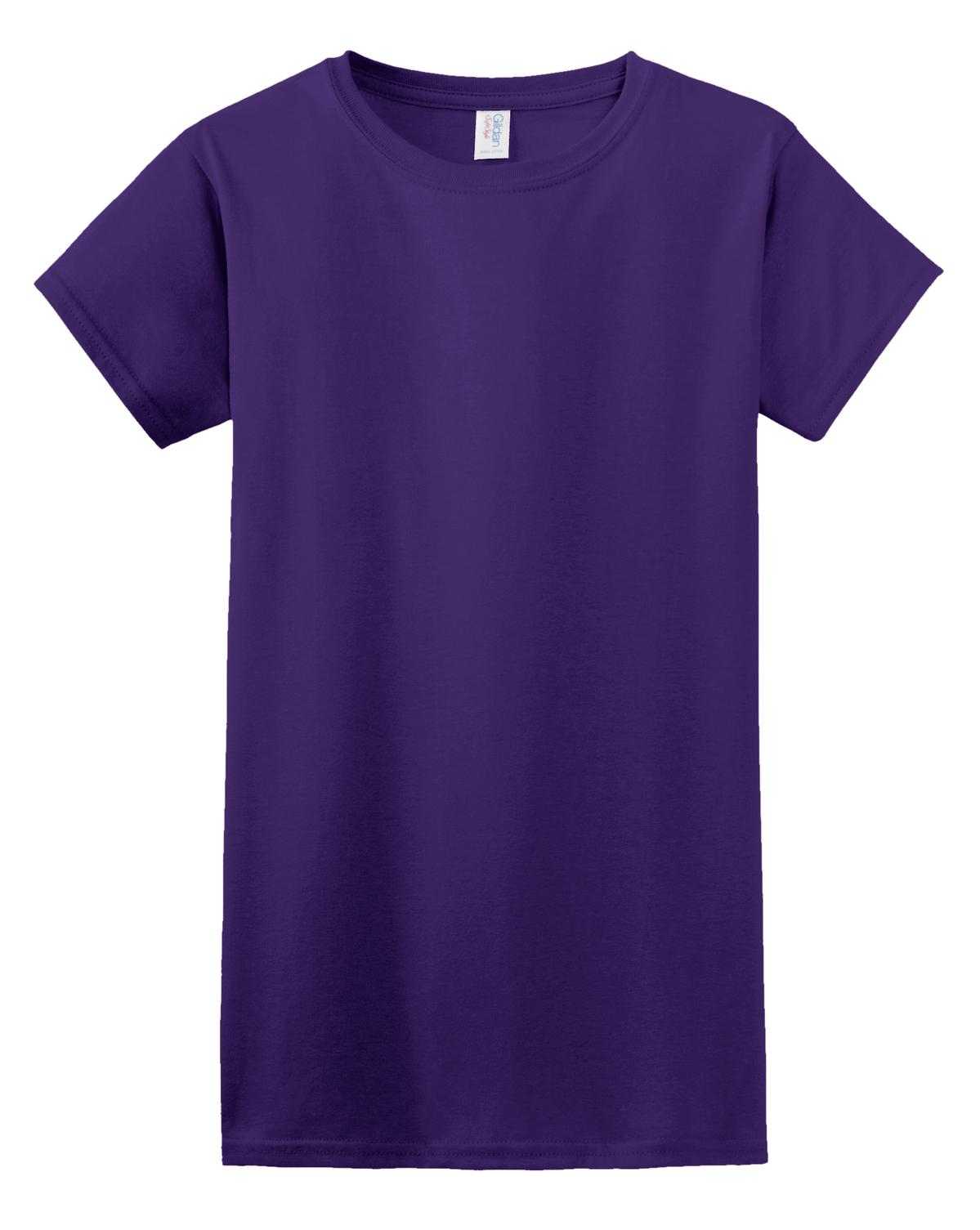 Gildan 64000L Softstyle Ladies T-Shirt - Purple - HIT a Double