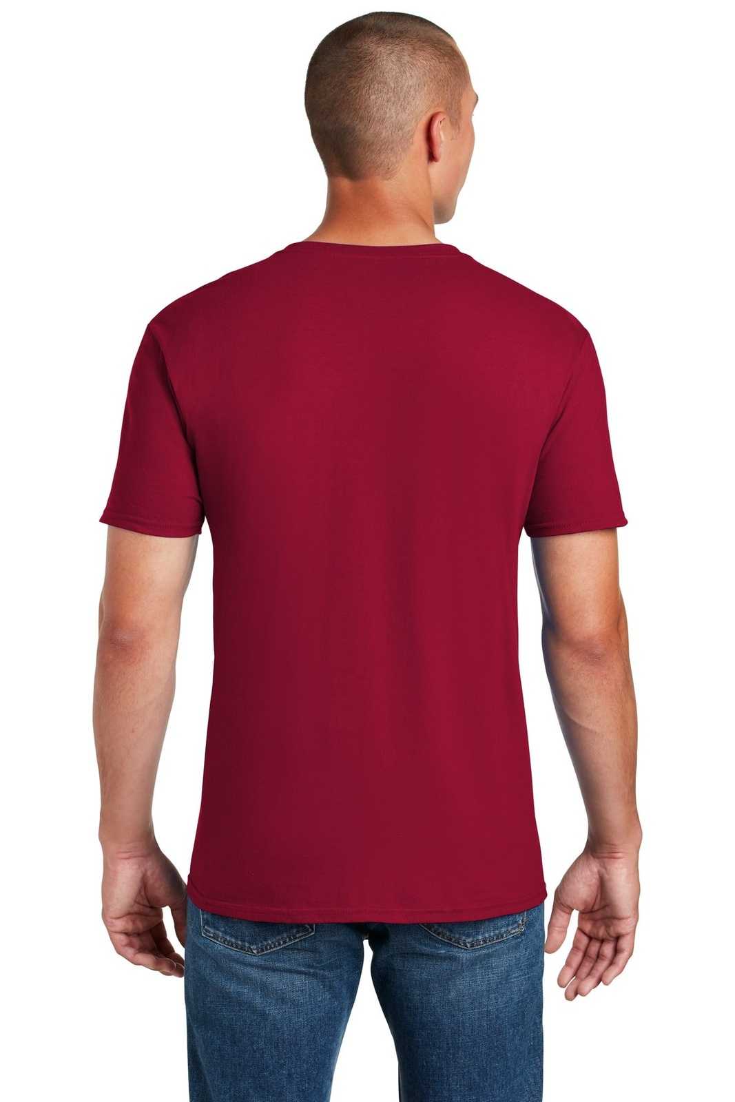 Gildan 64000 Softstyle T-Shirt - Cardinal - HIT a Double